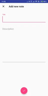 Simple Note android App screenshot 1