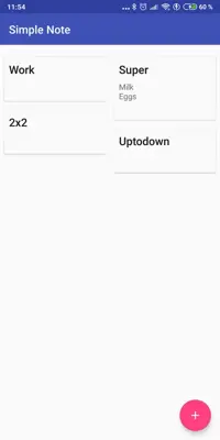 Simple Note android App screenshot 4